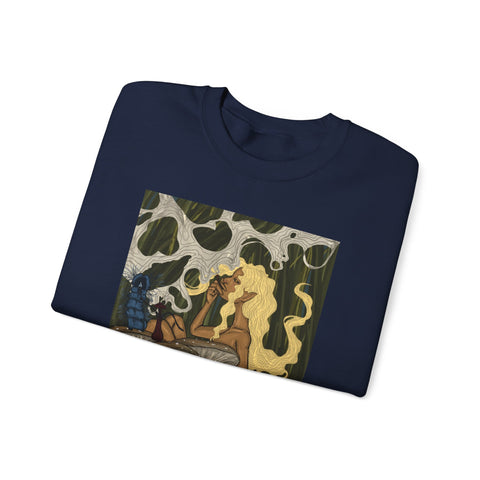 Prohibition Prophets Unisex Crewneck Sweatshirt – Artistic Mushroom Design