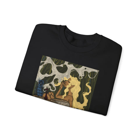 Prohibition Prophets Unisex Crewneck Sweatshirt – Artistic Mushroom Design
