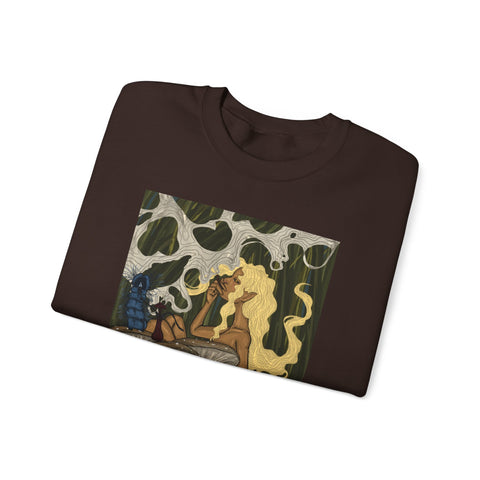 Prohibition Prophets Unisex Crewneck Sweatshirt – Artistic Mushroom Design