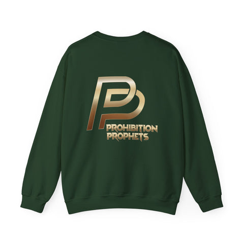 Prohibition Prophets Unisex Crewneck Sweatshirt – Artistic Mushroom Design
