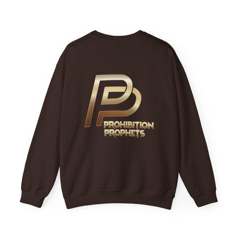 Prohibition Prophets Unisex Crewneck Sweatshirt – Artistic Mushroom Design
