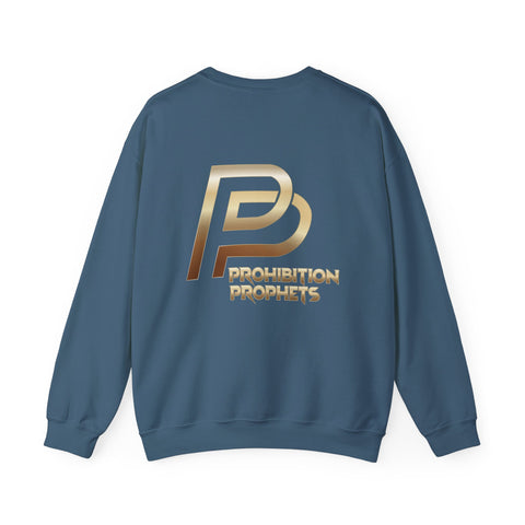 Prohibition Prophets Unisex Crewneck Sweatshirt – Artistic Mushroom Design