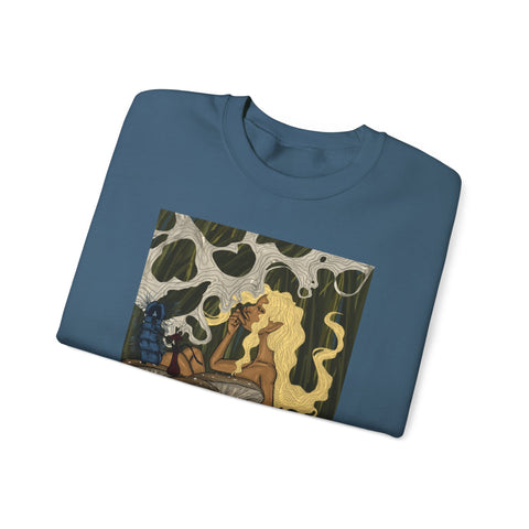 Prohibition Prophets Unisex Crewneck Sweatshirt – Artistic Mushroom Design