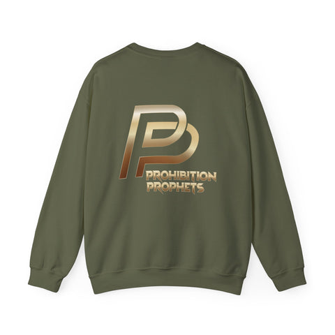 Prohibition Prophets Unisex Crewneck Sweatshirt – Artistic Mushroom Design