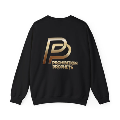 Prohibition Prophets Unisex Crewneck Sweatshirt – Artistic Mushroom Design