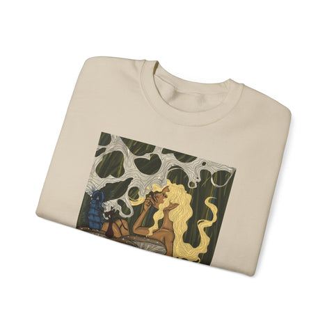 Prohibition Prophets Unisex Crewneck Sweatshirt – Artistic Mushroom Design