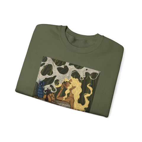 Prohibition Prophets Unisex Crewneck Sweatshirt – Artistic Mushroom Design