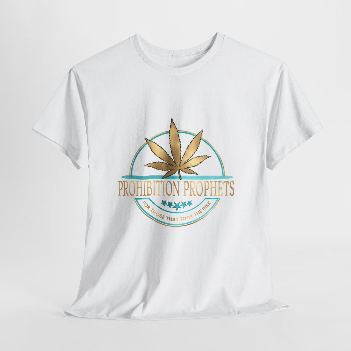 Prohibition Prophets Unisex Heavy Cotton Tee - Relaxed Cannabis Design
