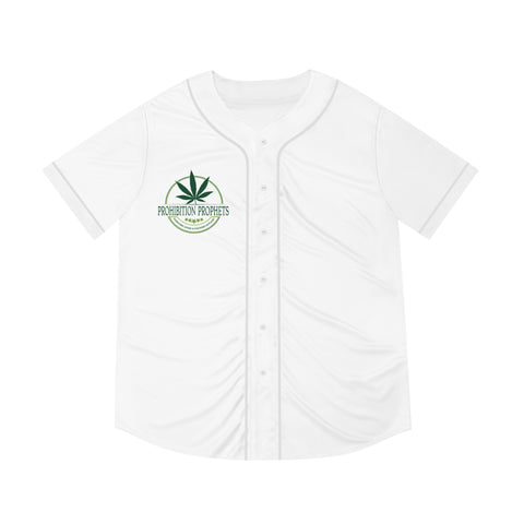 Prohibition Prophets Men's Baseball Jersey - Cool & Fun Cannabis Theme Apparel