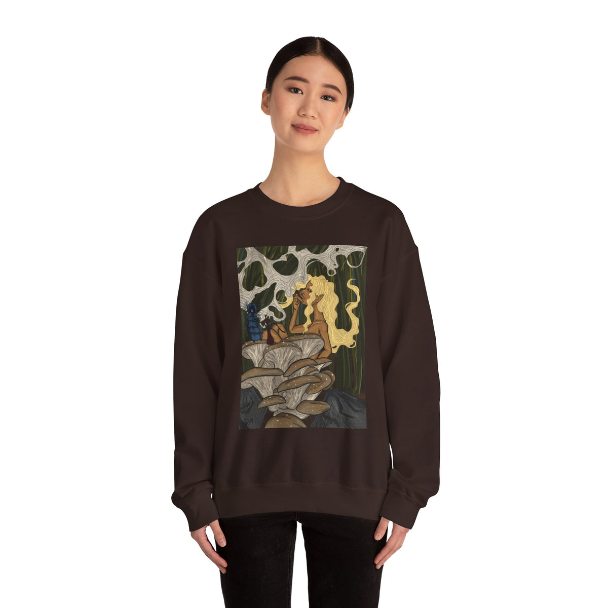 Prohibition Prophets Unisex Crewneck Sweatshirt – Artistic Mushroom Design