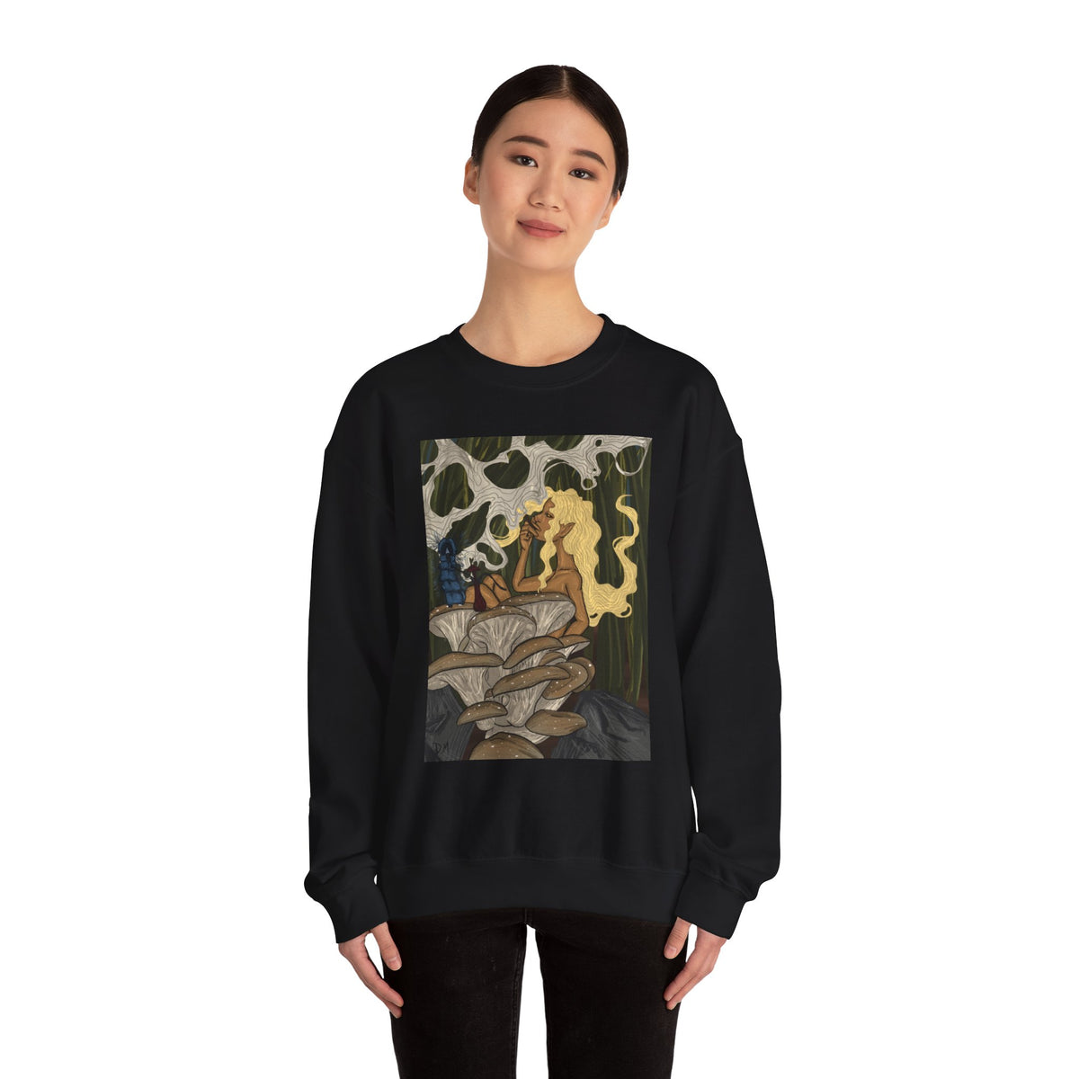Prohibition Prophets Unisex Crewneck Sweatshirt – Artistic Mushroom Design