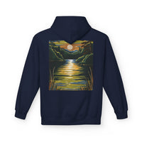 Unisex Midweight Softstyle Fleece Hoodie - Lake Design