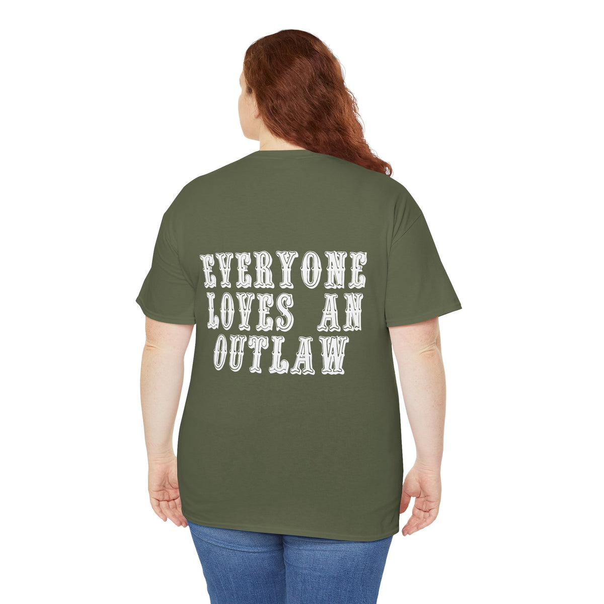 Unisex Heavy Cotton Outlaw (Clean) Tee