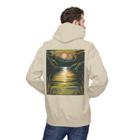 Unisex Midweight Softstyle Fleece Hoodie - Lake Design