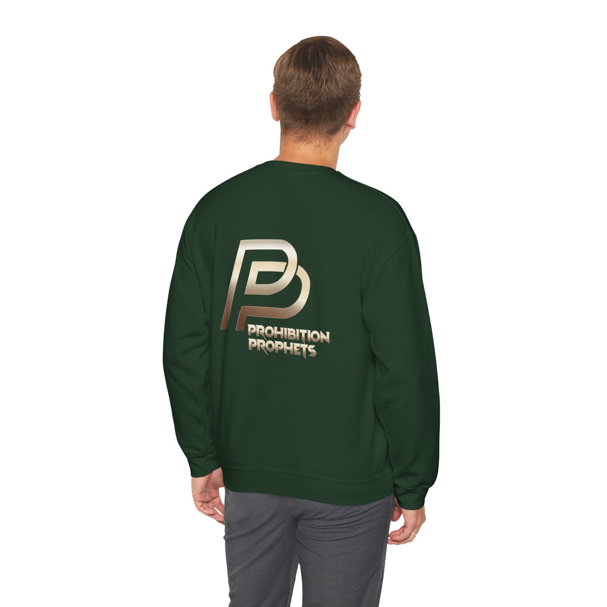 Prohibition Prophets Unisex Crewneck Sweatshirt – Artistic Mushroom Design