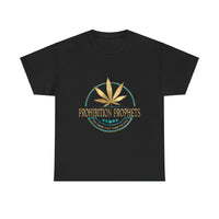Prohibition Prophets Unisex Heavy Cotton Tee - Relaxed Cannabis Design Available in 28 colors!