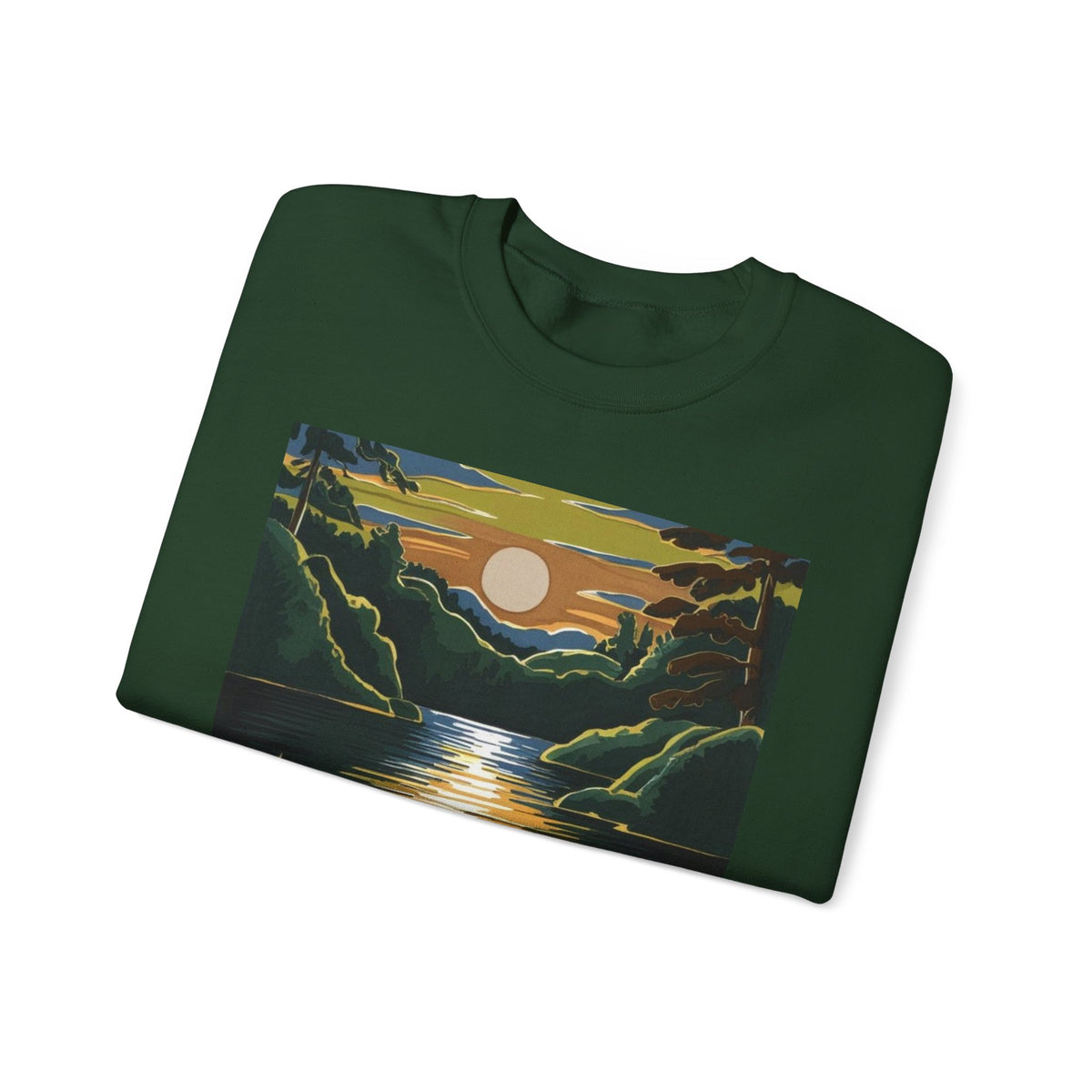 Unisex Crewneck Sweatshirt – Lake Design
