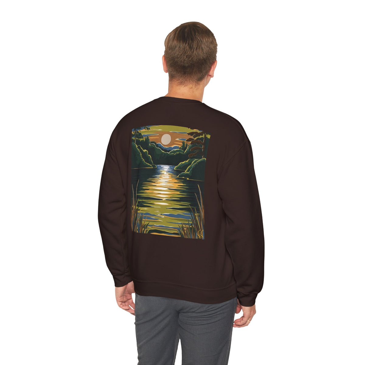 Unisex Crewneck Sweatshirt – Lake Design