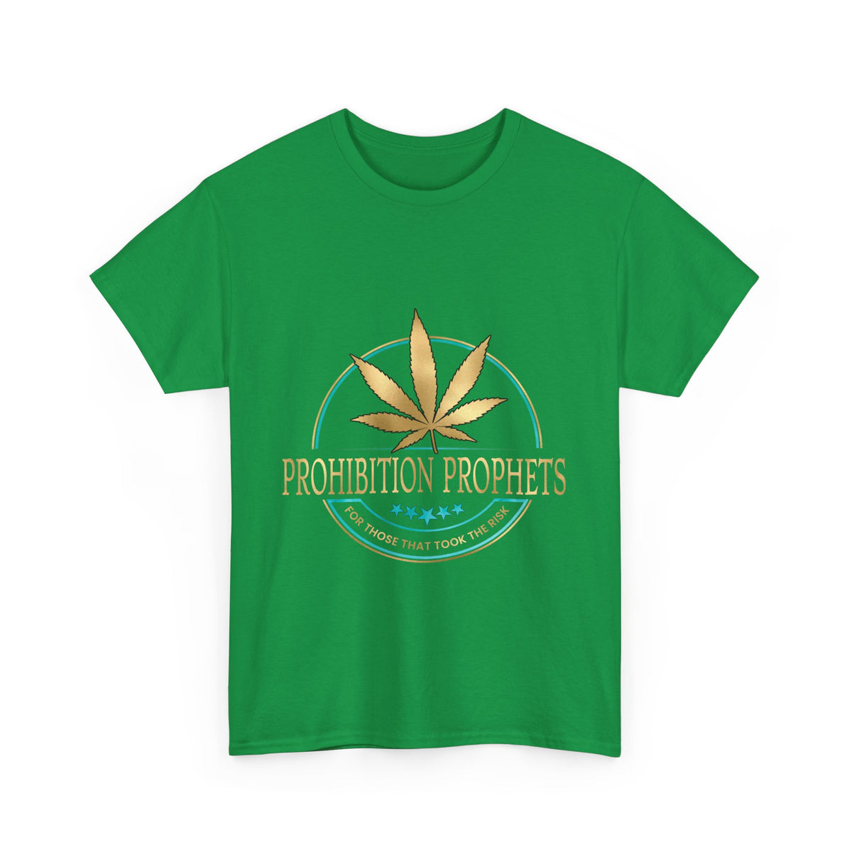 Prohibition Prophets Unisex Heavy Cotton Tee - Relaxed Cannabis Design Available in 28 colors!