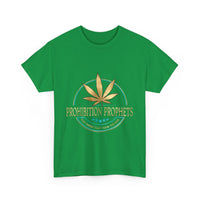 Prohibition Prophets Unisex Heavy Cotton Tee - Relaxed Cannabis Design Available in 28 colors!