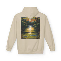 Unisex Midweight Softstyle Fleece Hoodie - Lake Design