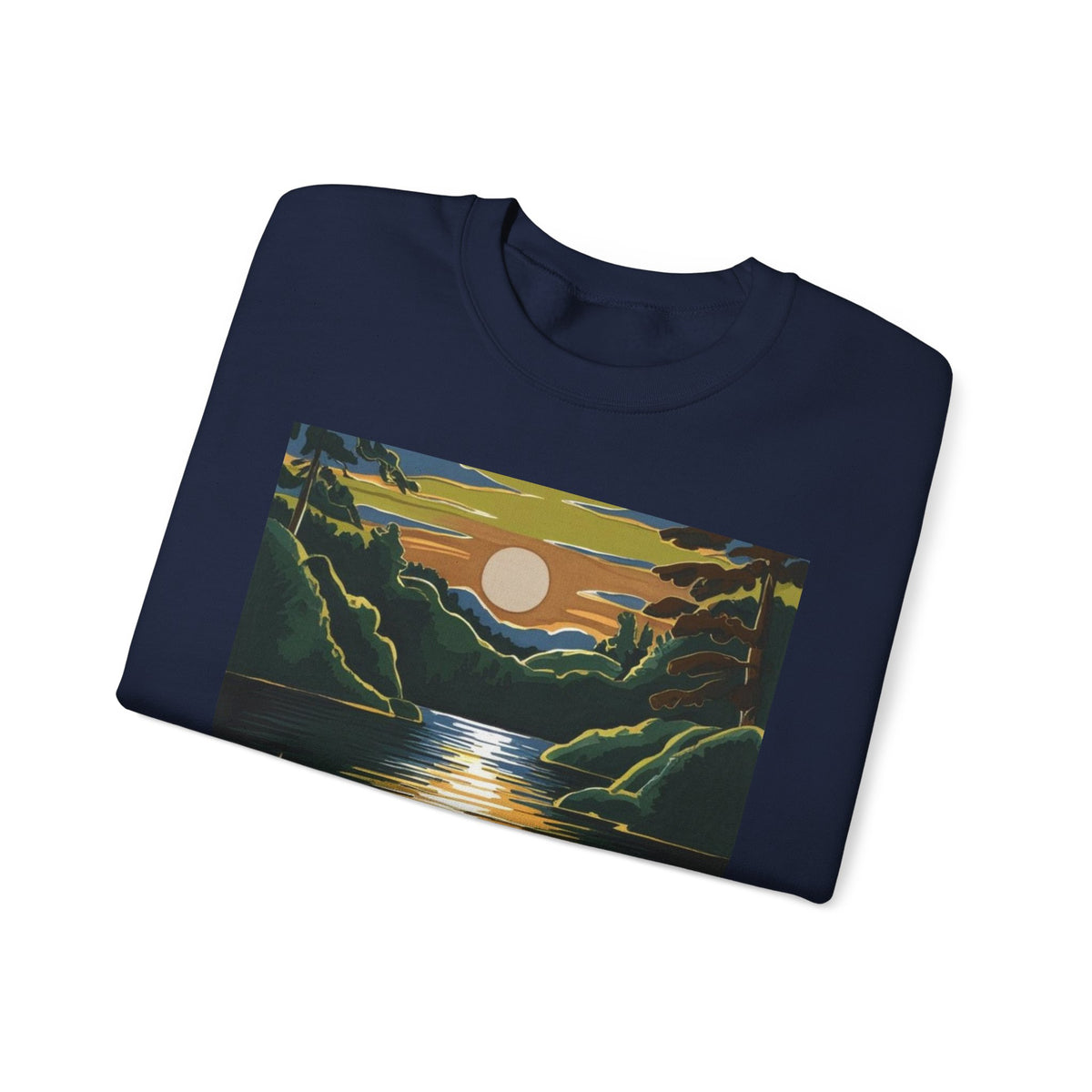 Unisex Crewneck Sweatshirt – Lake Design