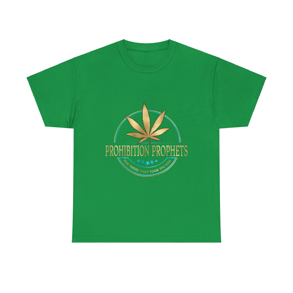 Prohibition Prophets Unisex Heavy Cotton Tee - Relaxed Cannabis Design Available in 28 colors!