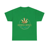 Prohibition Prophets Unisex Heavy Cotton Tee - Relaxed Cannabis Design Available in 28 colors!