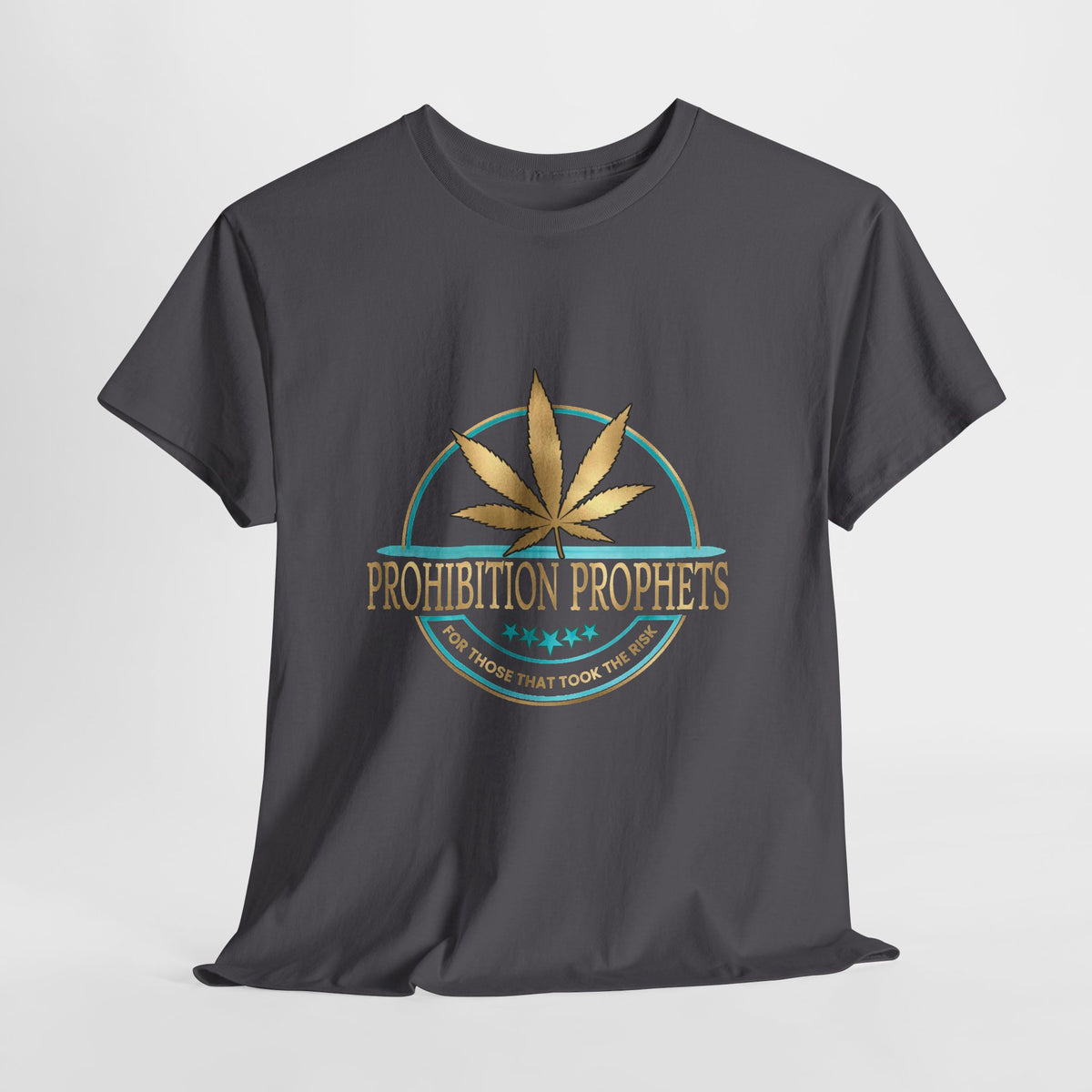 Prohibition Prophets Unisex Heavy Cotton Tee - Relaxed Cannabis Design