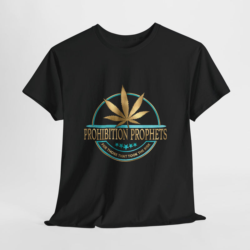 Prohibition Prophets Unisex Heavy Cotton Tee - Relaxed Cannabis Design