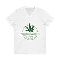 Unisex Jersey Short Sleeve V-Neck Tee