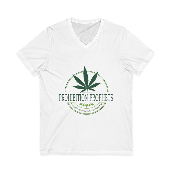 Unisex Jersey Short Sleeve V-Neck Tee