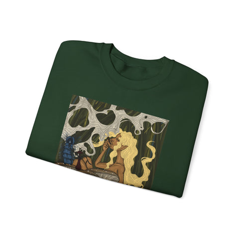 Prohibition Prophets Unisex Crewneck Sweatshirt – Artistic Mushroom Design