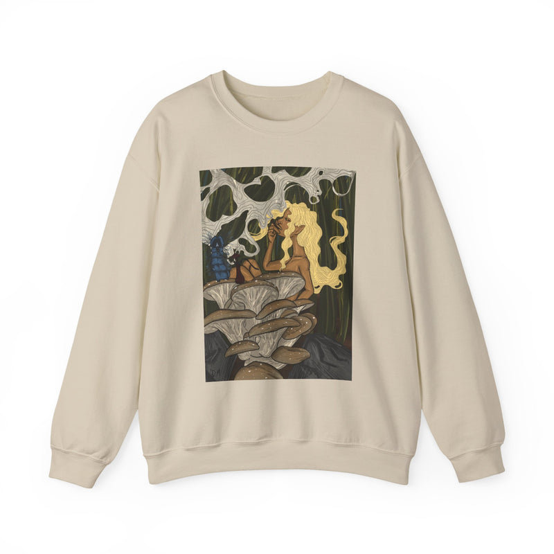 Prohibition Prophets Unisex Crewneck Sweatshirt – Artistic Mushroom Design