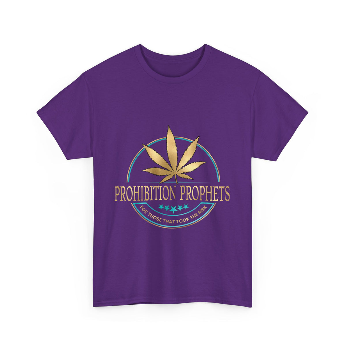 Prohibition Prophets Unisex Heavy Cotton Tee - Relaxed Cannabis Design Available in 28 colors!