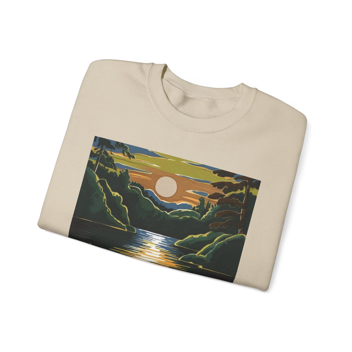 Unisex Crewneck Sweatshirt – Lake Design