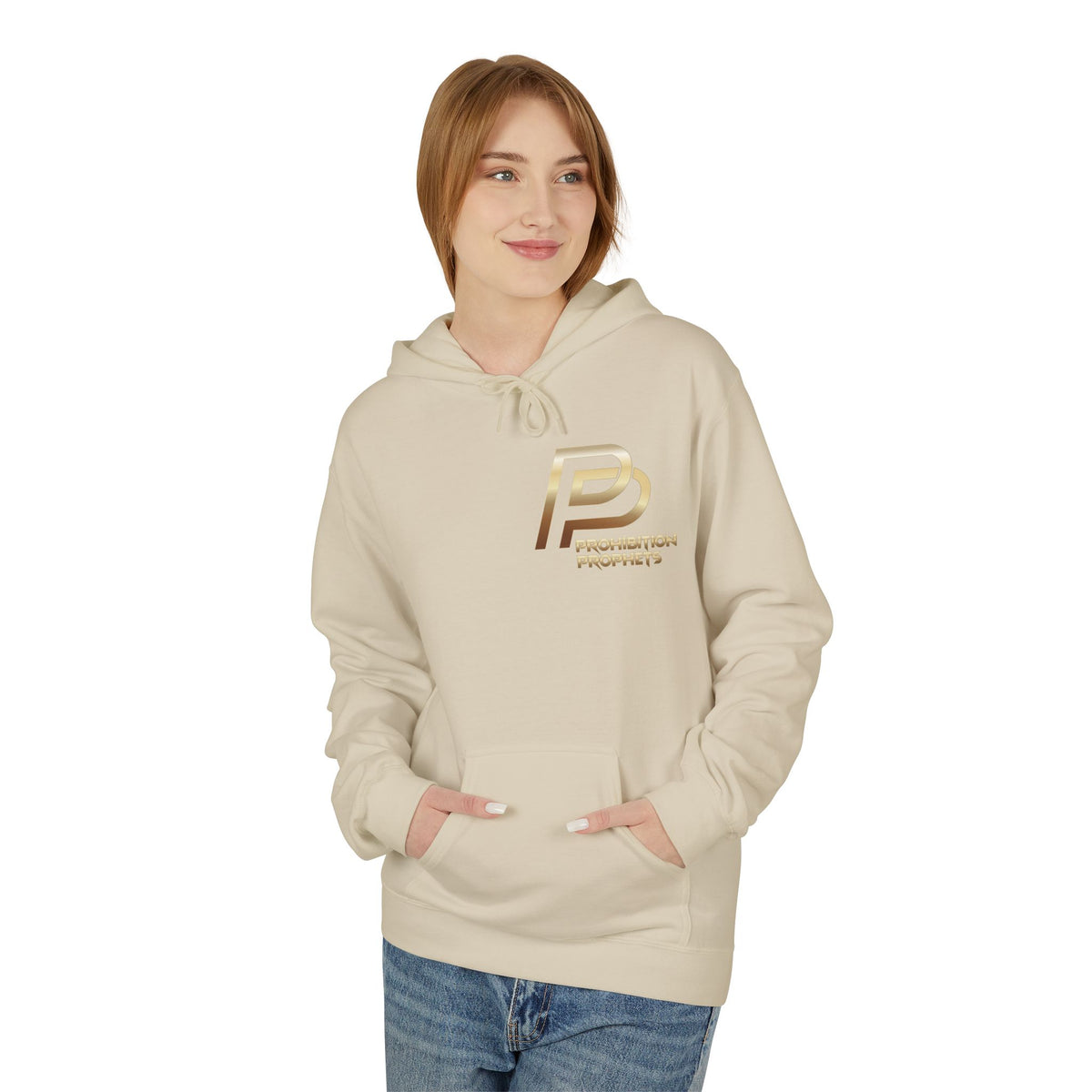 Unisex Midweight Softstyle Fleece Hoodie - Lake Design