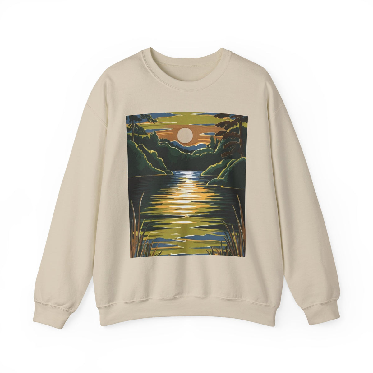 Unisex Crewneck Sweatshirt – Lake Design