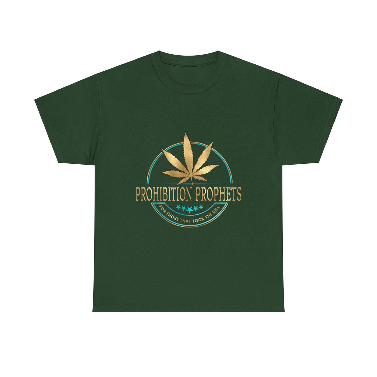 Prohibition Prophets Unisex Heavy Cotton Tee - Relaxed Cannabis Design Available in 28 colors!