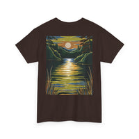 Nature Graphic Unisex Tee - Lake Design