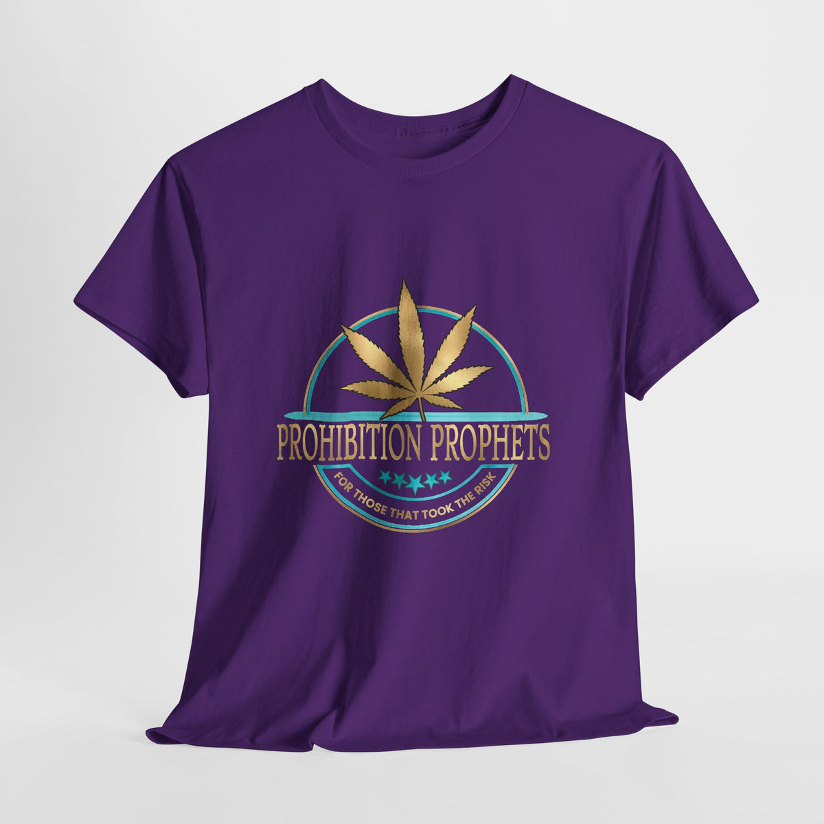 Prohibition Prophets Unisex Heavy Cotton Tee - Relaxed Cannabis Design