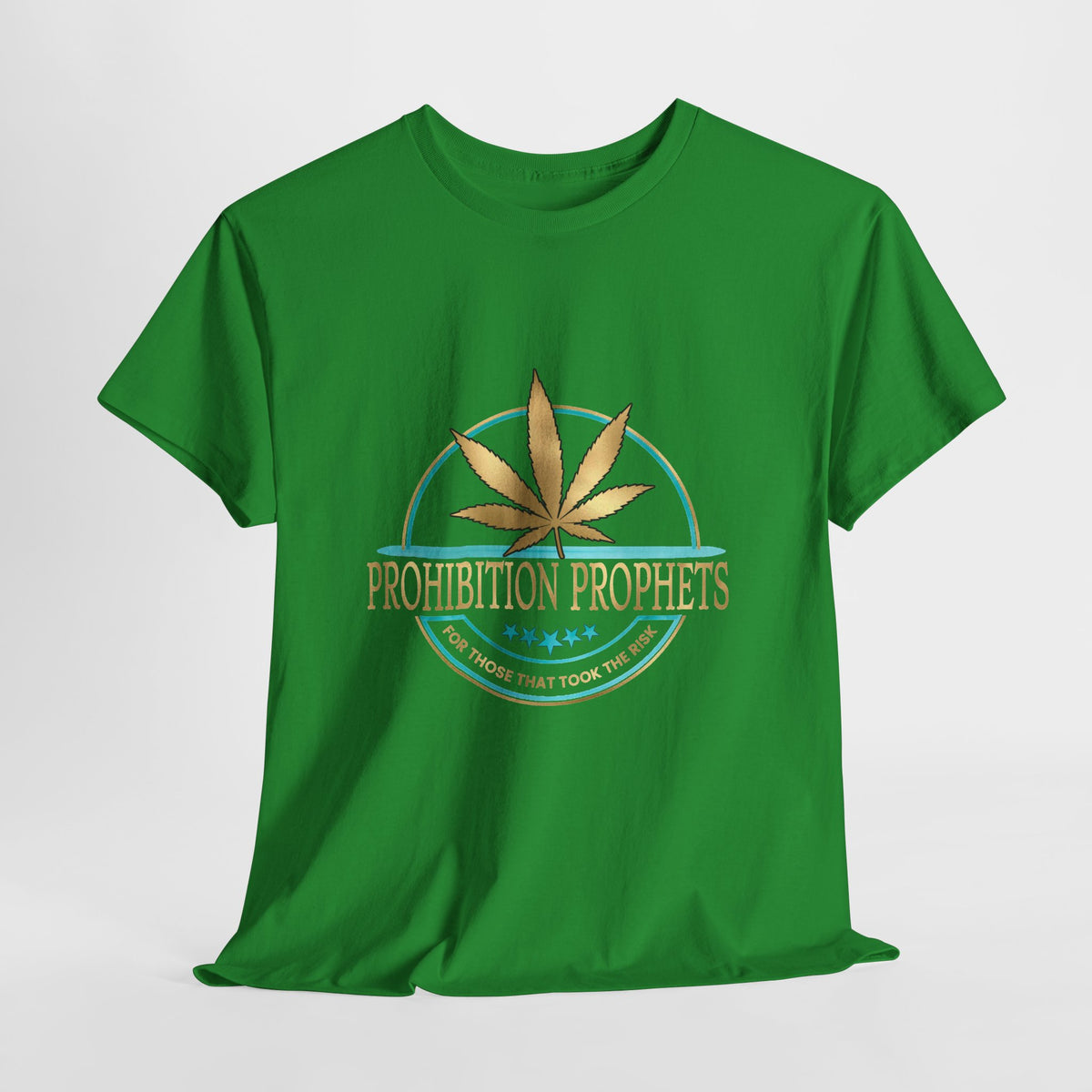 Prohibition Prophets Unisex Heavy Cotton Tee - Relaxed Cannabis Design