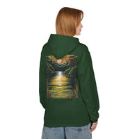 Unisex Midweight Softstyle Fleece Hoodie - Lake Design
