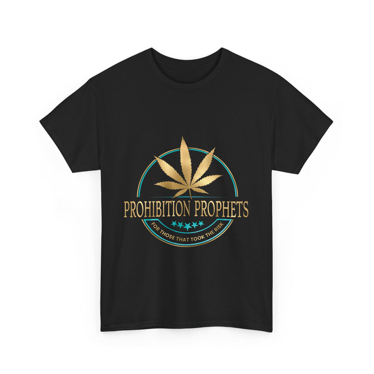 Prohibition Prophets Unisex Heavy Cotton Tee - Relaxed Cannabis Design Available in 28 colors!
