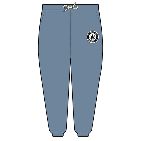 Unisex Lightweight Fleece Sweatpants with Cannabis Emblem | Cozy, Stylish Loungewear | Perfect for Relaxation and Everyday Comfort