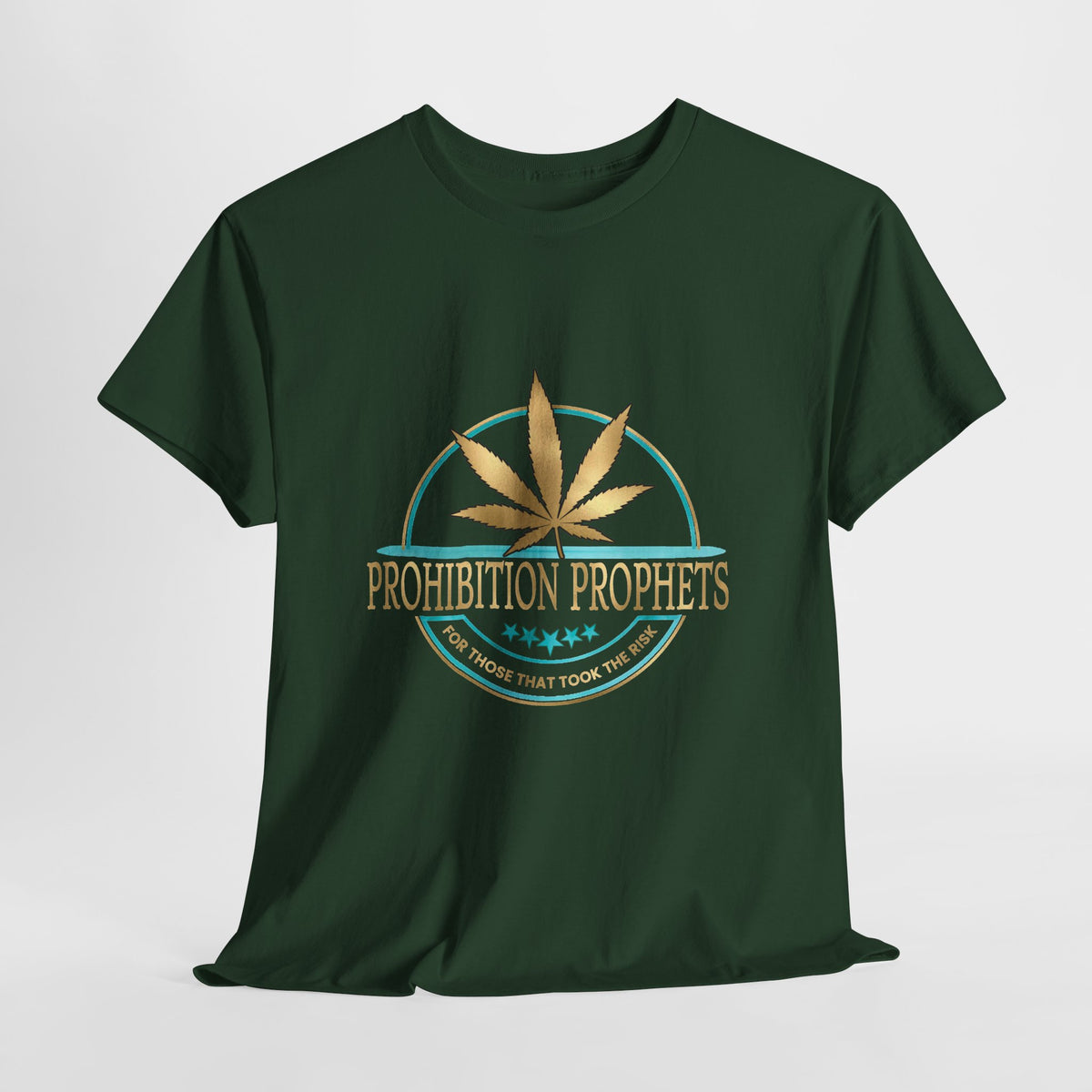 Prohibition Prophets Unisex Heavy Cotton Tee - Relaxed Cannabis Design