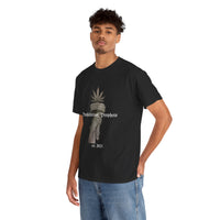Prohibition Prophets Tee — Statue of Liberty Hand with Cannabis Crown, Est. 2023 Graphic T-Shirt