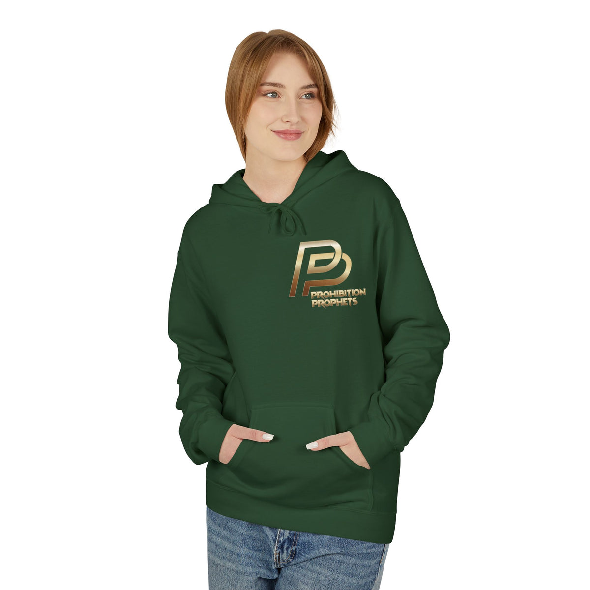 Unisex Midweight Softstyle Fleece Hoodie - Lake Design