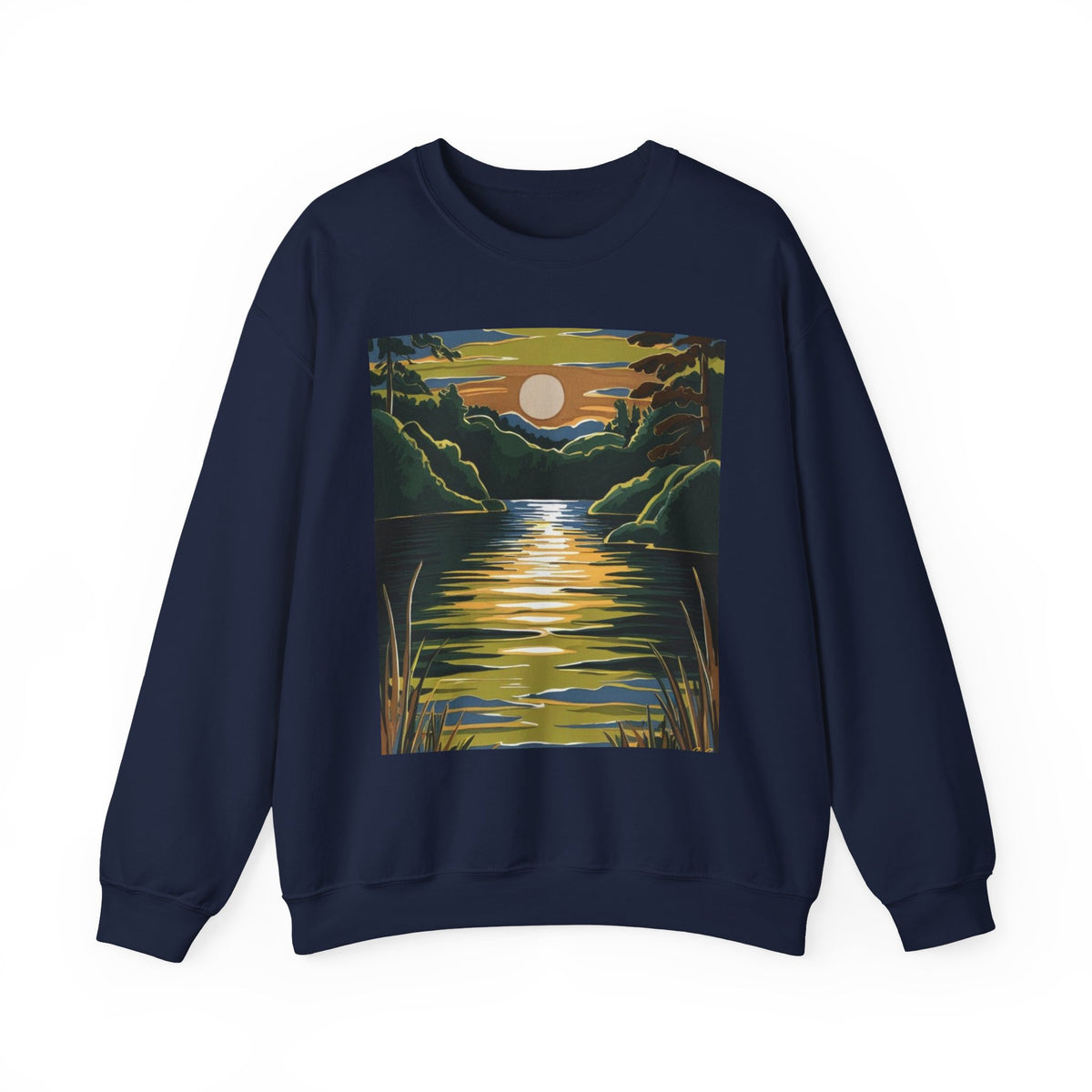Unisex Crewneck Sweatshirt – Lake Design