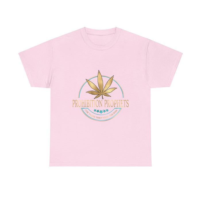 Prohibition Prophets Unisex Heavy Cotton Tee - Relaxed Cannabis Design Available in 28 colors!